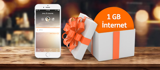 Hediye 1 GB İnternet ING Mobil'de!